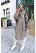 Reisenthel  damesregenponcho Beige/Bruin - Dark Taupe 3