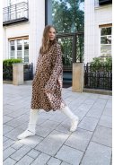 Reisenthel  damesregenponcho Beige/Bruin - Leo Macciato 5