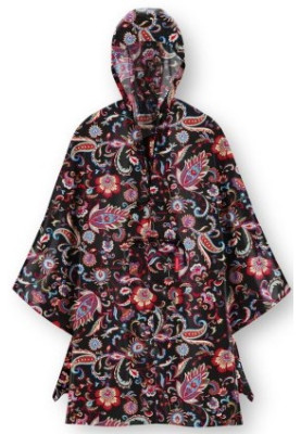 Reisenthel  damesregenponcho Rood - Paisley Black
