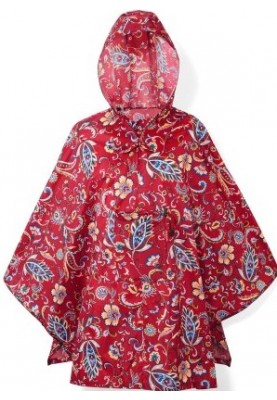 Reisenthel  damesregenponcho Rood - Paisley Ruby