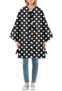 Reisenthel  damesregenponcho Zwart - Dots White 2