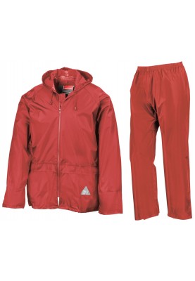 Result herenregenpak Rood - Red