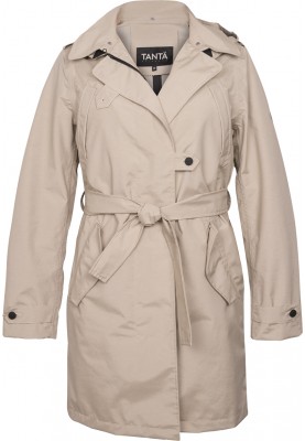 Sand regenjas / trenchcoat Lanbro van Tantä