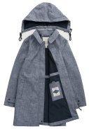 Seasalt Cornwall damesregenjas Blauw - Cloudburst Mac 2