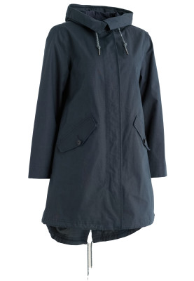 Seasalt Cornwall damesregenjas Blauw - Seafaring Coat