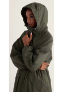 Seasalt Cornwall damesregenjas Groen - Path Maker Coat 3