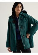 Seasalt Cornwall damesregenjas Groen - Sea Drift Coat 4