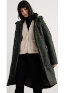 Seasalt Cornwall damesregenjas Groen/Zwart - Janelle Coat 2
