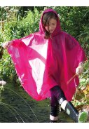 Splashmac kinderregenponcho Roze - Fuchsia 2