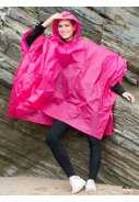 Splashmac regenponcho Roze - Fuchsia 2