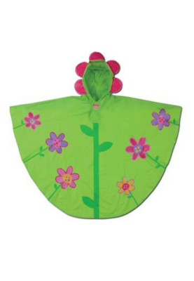 Stephen Joseph kinderregenponcho Groen - Bloemen