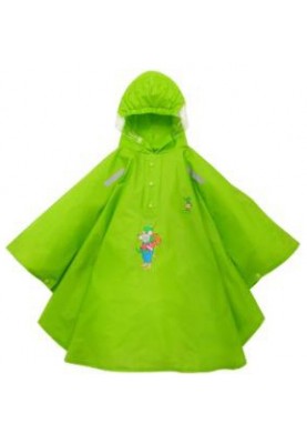 Willex kinderregenponcho Groen - Kikker en vriendjes