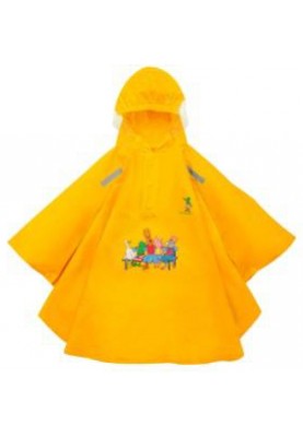 Willex poncho Kikker en Vriendjes geel