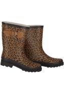 XQ damesregenlaarzen Bruin/Zwart - Leopard 3