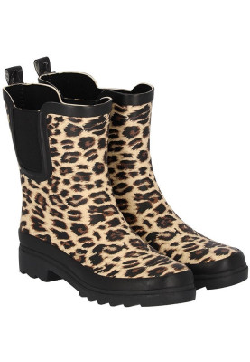 XQ Footwear damesregenlaarzen - Luipaard