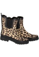 XQ Footwear damesregenlaarzen Beige/Bruin - Luipaard 3