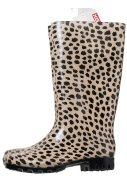 XQ Footwear damesregenlaarzen Beige/Zwart 2
