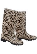 XQ Footwear damesregenlaarzen Beige/Zwart 3
