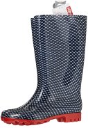 XQ Footwear damesregenlaarzen Blauw - Hart 2