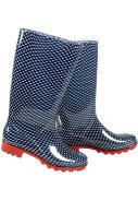 XQ Footwear damesregenlaarzen Blauw - Hart 3
