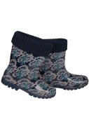 XQ Footwear damesregenlaarzen Blauw/Zwart 3