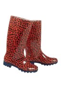 XQ Footwear damesregenlaarzen Rood/Zwart 3