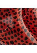 XQ Footwear damesregenlaarzen Rood/Zwart 4