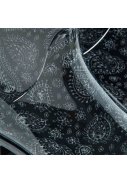 XQ Footwear damesregenlaarzen Wit/Zwart - Paisley 2