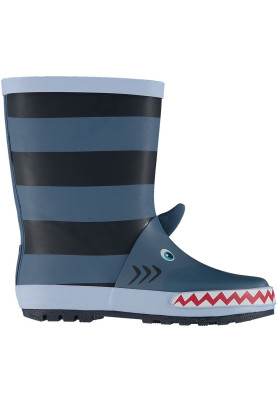 XQ Footwear kinderregenlaarzen Blauw - Haai