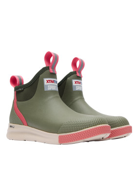 Xtratuf Boots damesregenlaarzen Groen - Sport Deck Boot
