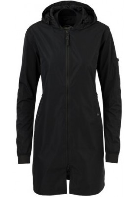 Zwarte Urban outdoor dames regenjas Bomber jacket van Agu